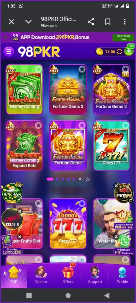 98PKR Game
