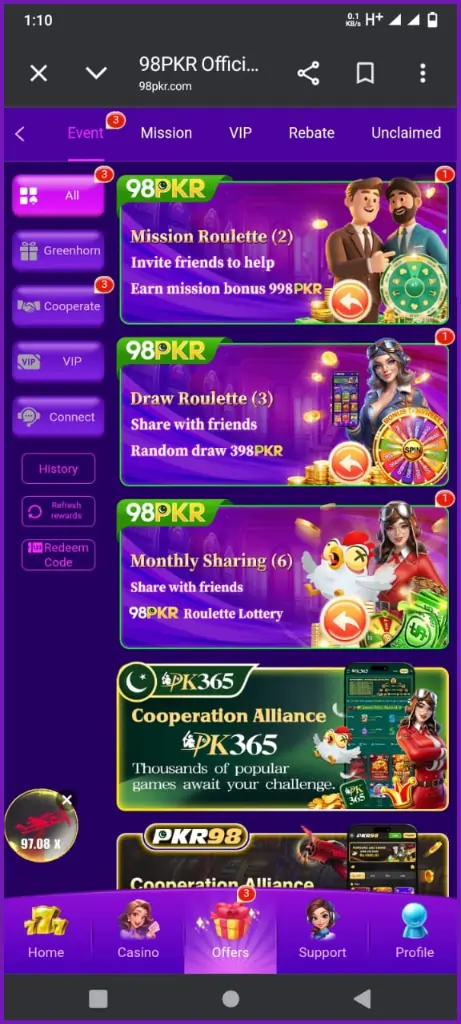 98PKR Game